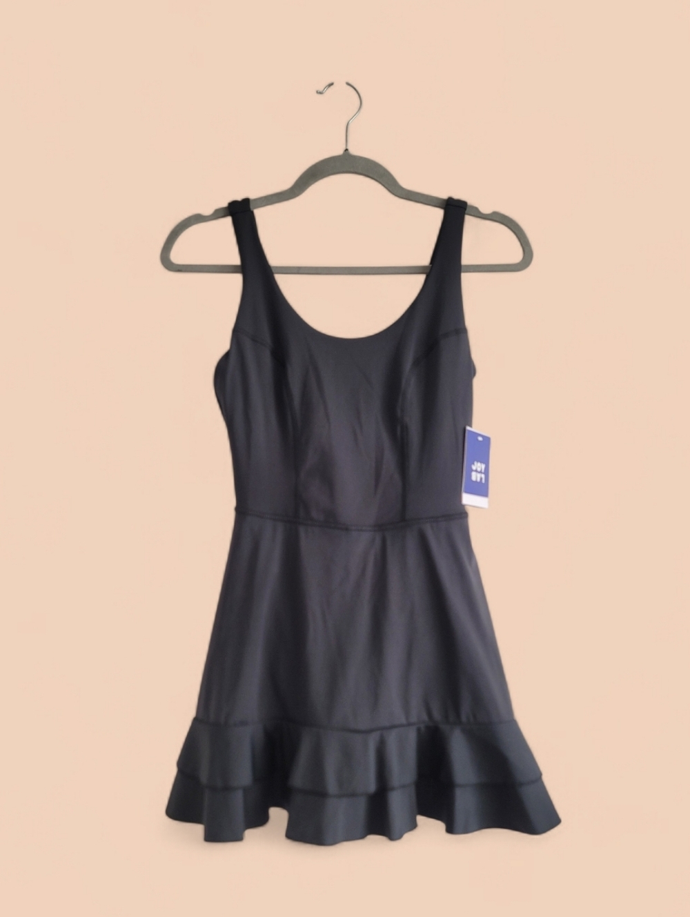 NEW Joylab Black Ruffle Activewear Athletic Dress Tennis Golf